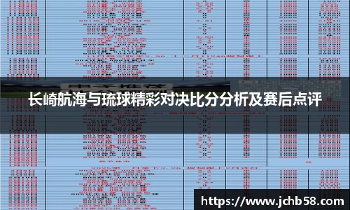 长崎航海与琉球精彩对决比分分析及赛后点评